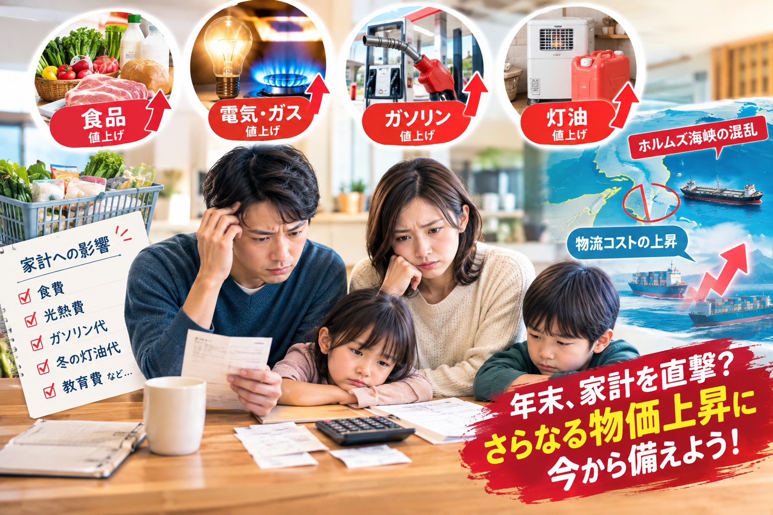 年末、家計を直撃？さらなる物価上昇に今から備えよう