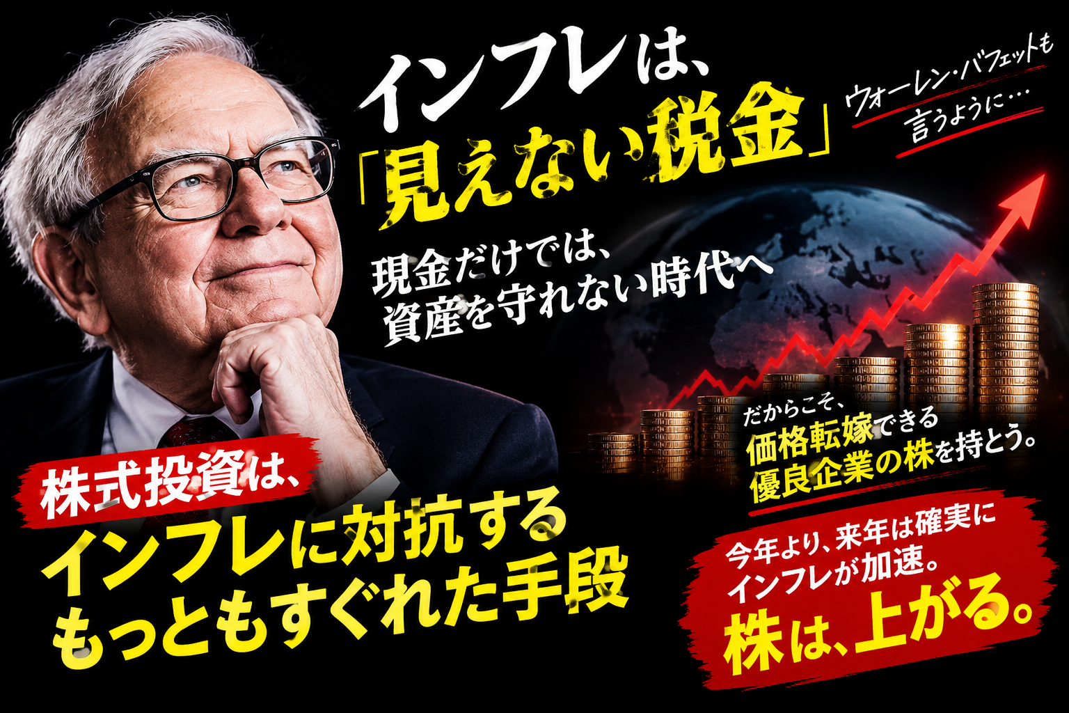 インフレは歴史上、もっとも重い税金！
