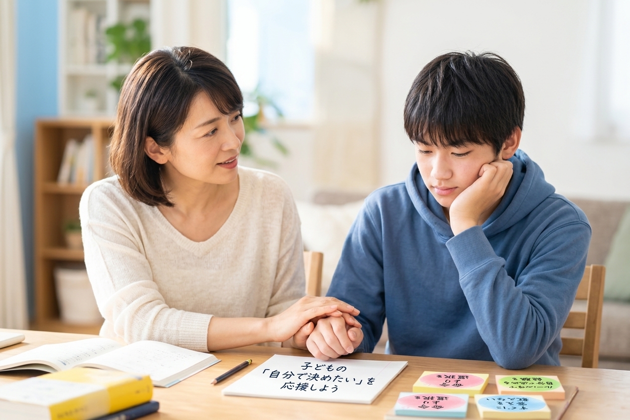 「反抗期の子どもには、何を言っても反抗される」  ――実は「反抗」ではなく、「自分で決めたい」というサインかもしれません