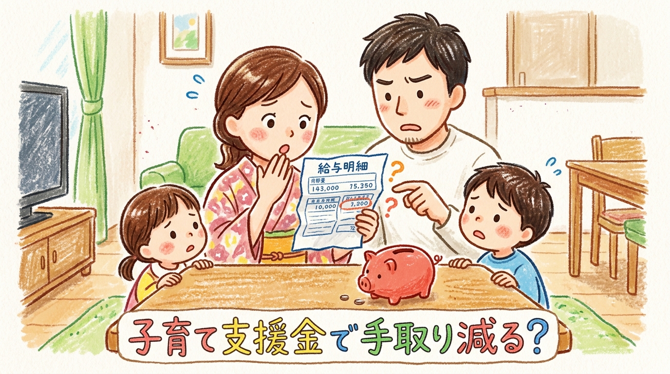 必見！子育て支援金で手取り減る？児童手当拡充で損得を徹底解説